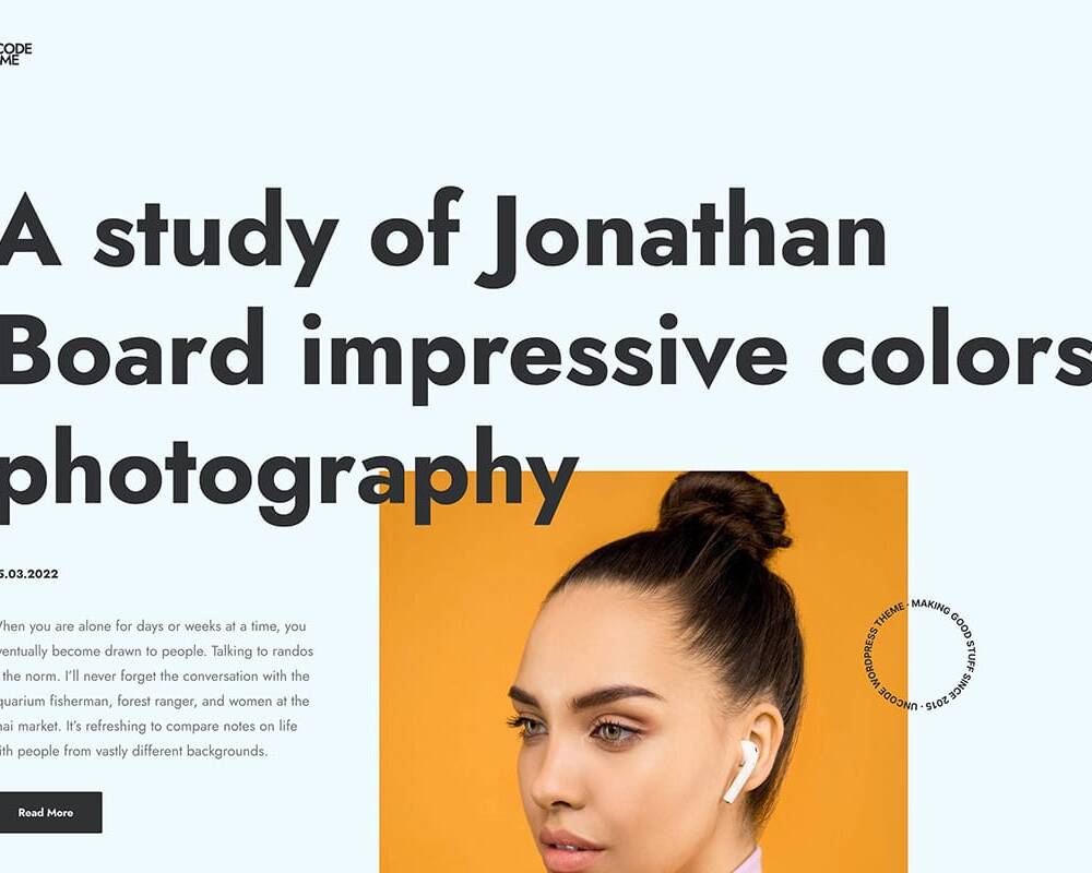 Blog creative Theme